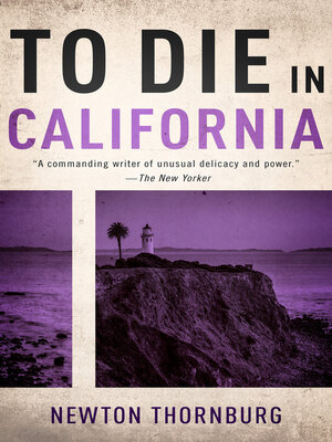 cover image of To Die in California